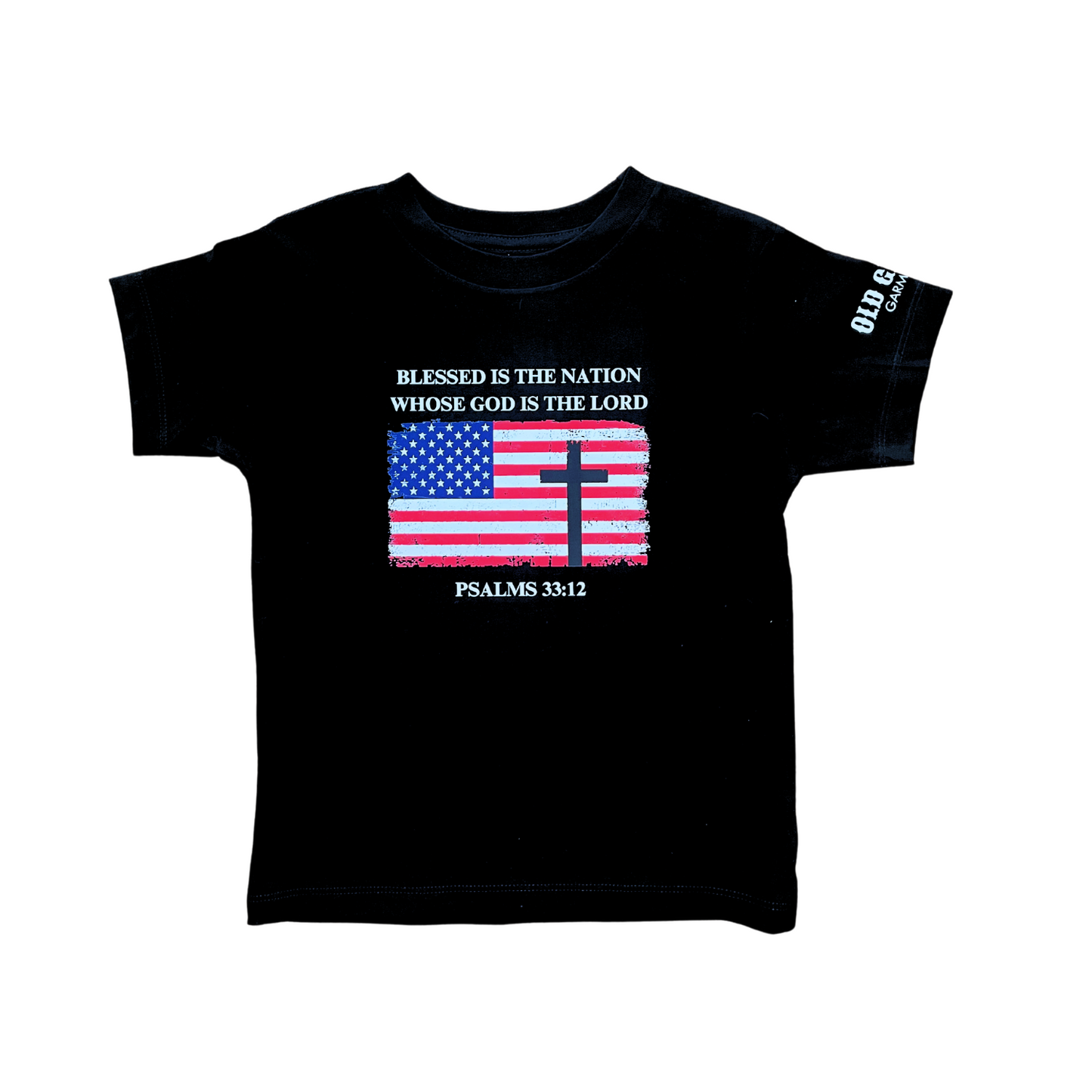 BLESSED IS THE NATION WHOSE GOD IS THE LORD KIDS UNISEX T-SHIRT